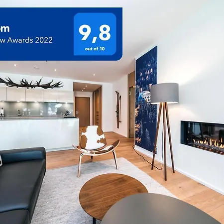 Apartament Luxury Davos Apt For 4 With Panorama Terrace & 5-Star Hotel Spa Access
