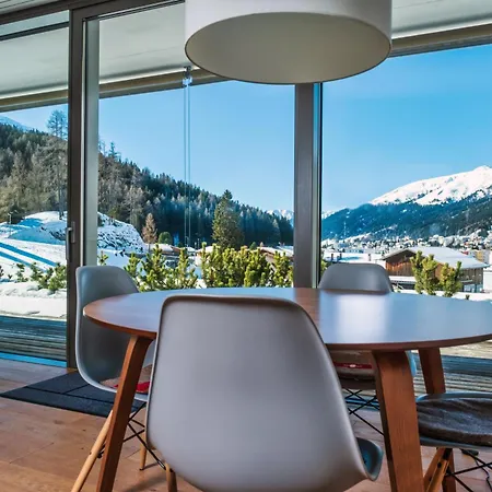 Luxury Davos Apt For 4 With Panorama Terrace & 5-Star Hotel Spa Access