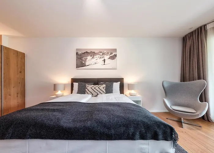 Apartament Luxury Davos Apt For 4 With Panorama Terrace & 5-Star Hotel Spa Access