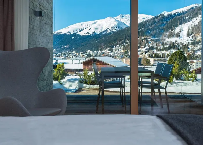 Appartement Luxury Davos Apt For 4 With Panorama Terrace & 5-Star Hotel Spa Access *